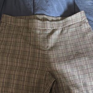 Jules & Leopold Checkered Trousers in Black and Brown